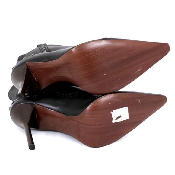 Vintage YVES SAINT LAURENT Haute Couture Ankle Boots - Picture 7 of 8